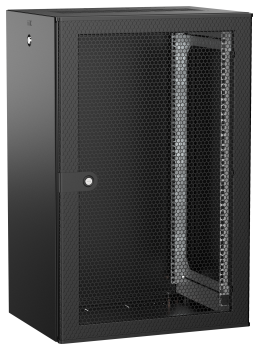 ITK UNITBOX W Шкаф настенный 18U 600х450мм дверь перфорированная черный