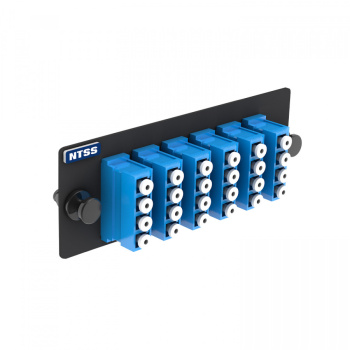 Сменная планка NTSS PREMIUM 6 LC Quadro OS2 адаптеры в комплекте для оптического кросса MTP/MPO
