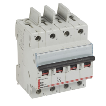 Авт.выкл.DX3 2П В6A DC 800В 4м LEGRAND