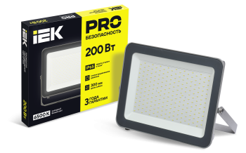 Прожектор светодиодный СДО 07-200 IP65 серый IEK