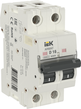 ARMAT Автоматический выключатель M06N 2P D 16А IEK