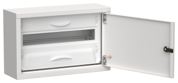 TITAN 5 Корпус металлический ЩРн-18 (1х18) 268х420х140мм IP31 белый (одна дверь) IEK