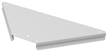 ESCA 5 Крышка отвода Т-образного 80-1,2 RAL 9016 IEK