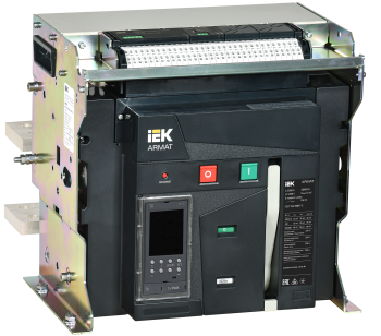 ARMAT AR-A4S TD25 3P F HR Выключатель автоматический воздушный 85кА расцепитель TD 2500А 3P стационарный с аксессуарами ~220-240В: реле отключения, реле включения, моторный привод IEK