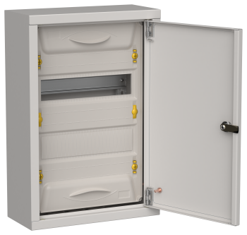 TITAN 5 Корпус металлический ЩРн-24 (1х24) 460х310х140мм IP31 серый (одна дверь) IEK