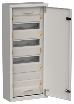 TITAN 5 Корпус металлический ЩРн-48 (1х48) 710х310х140мм IP31 серый (одна дверь) IEK