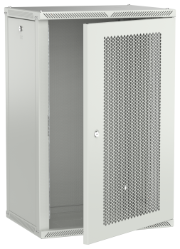 ITK LINEA W Шкаф настенный 18U 600х450мм дверь перфорированная серый 2.0