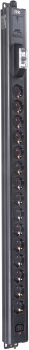 ITK BASE PDU вертикальный PV1111 22U 1 фаза 16А 15 розеток SCHUKO (немецкий стандарт) + 1 розетка C13 кабель 2,6м вилка SCHUKO (немецкий стандарт)