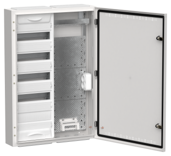 TITAN 5 Корпус комбинированный ЩРн-60 (2х60) 835х570х140мм IP30 белый IEK